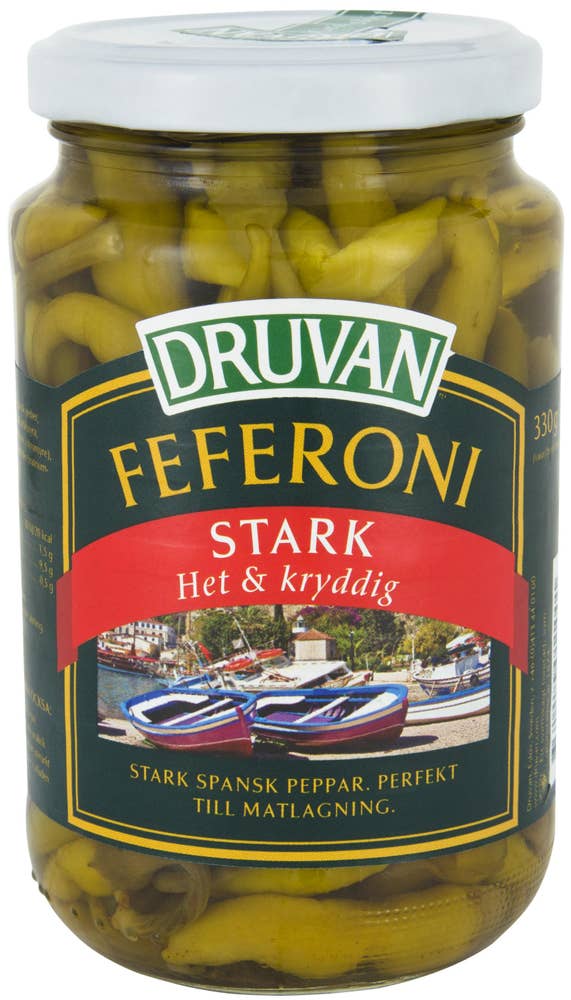 Druvan Feferoni stark Druvan