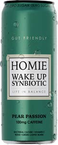 Homie Wake Up Synbiotic Pear Passion Zero Sugar