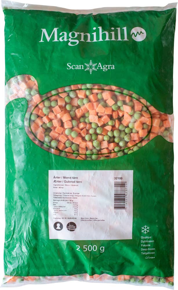 Magnihill Grönsaksmix Ärt & Morot Svenska Frysta