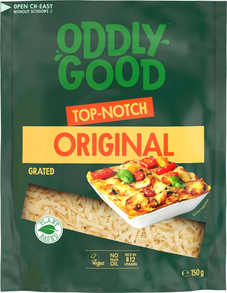 Oddlygood® Top-Notch Original Vegansk riven topping