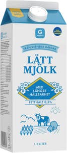 Garant Lättmjölk Längre Hållbarhet 0,5% 1,5L