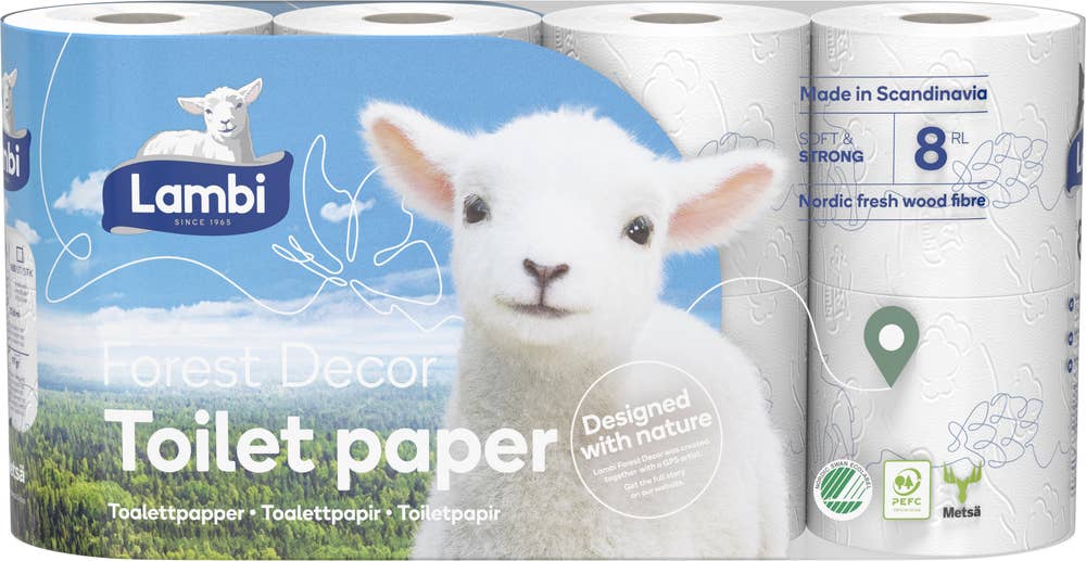 Lambi Toalettpapper Decorated