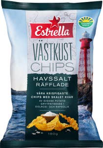 Estrella Västkustchips Havssalt