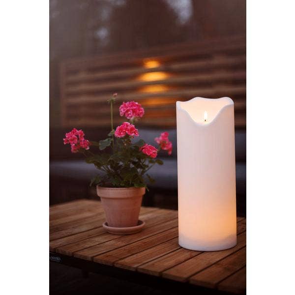 Star Trading LED Blockljus Flamme Grand 16x40cm