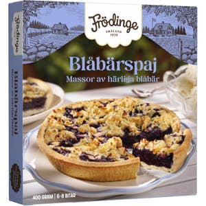 Frödinge Blåbärspaj Fryst