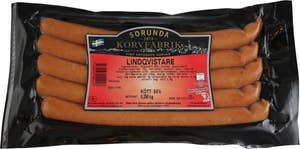 Sorunda korvfabrik Lindqvistare Kötthalt 84% 5-p