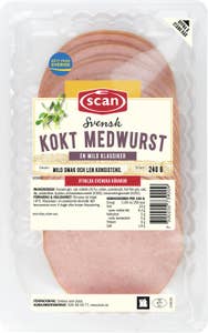 Scan Medwurst Kokt Skivad