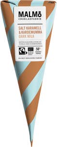 Malmö Chokladfabrik Choklad Salt Karamell & Kardemumma 50% EKO/Fairtrade