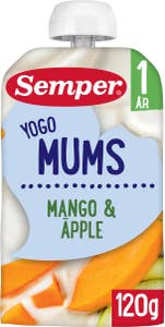 Semper Yogo Mums Mango & Äpple 12M