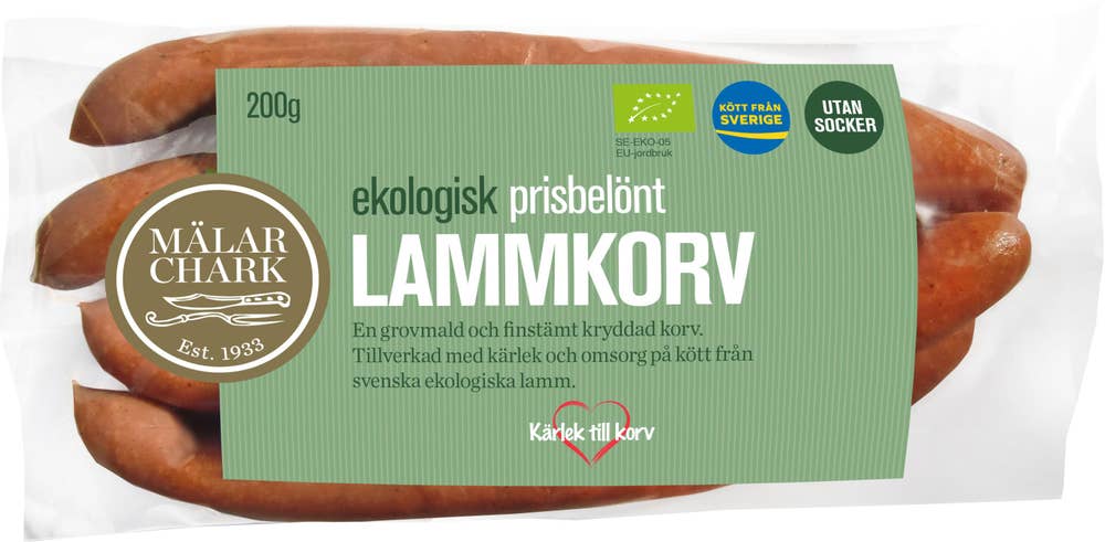 Mälarchark Lammkorv EKO
