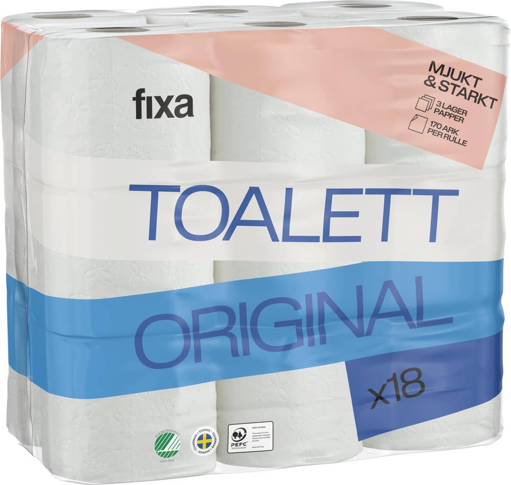 Fixa Toalettpapper Mjukt & Starkt