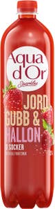 Aqua d'Or Mineralvatten Jordgubb & Hallon Sockerfri