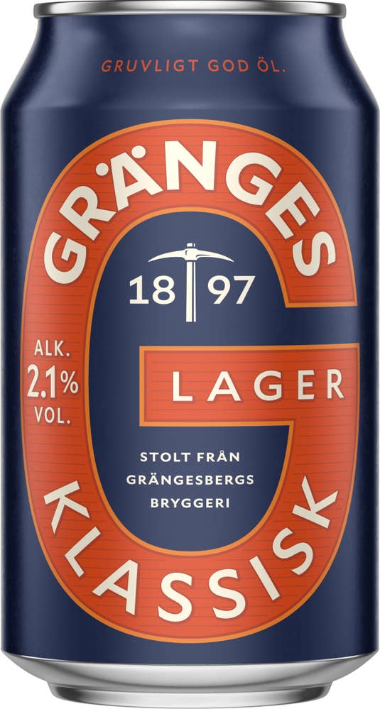 Grängesberg Gränges Klassisk Lager 2,1%