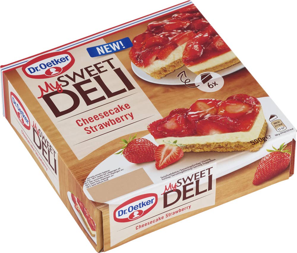 Dr. Oetker Cheesecake Jordgubb Fryst Dr. Oetker