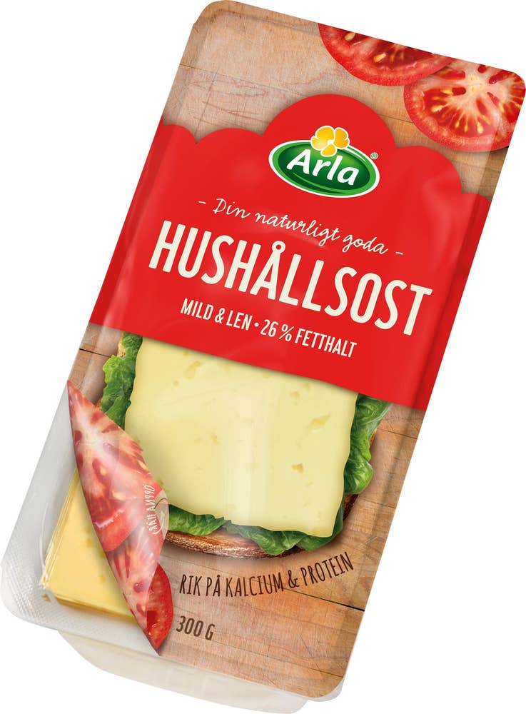 Arla® Hushållsost 26% Skivad