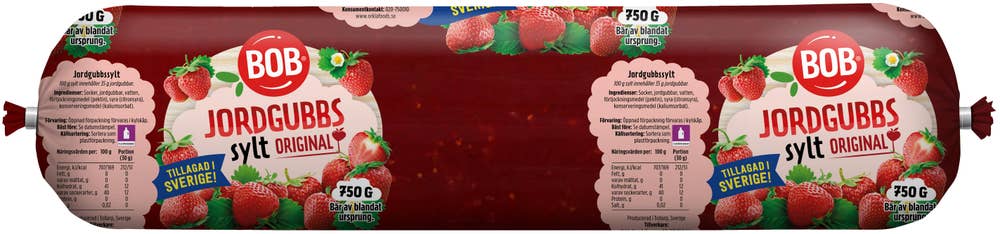 Bob Jordgubbssylt Refill