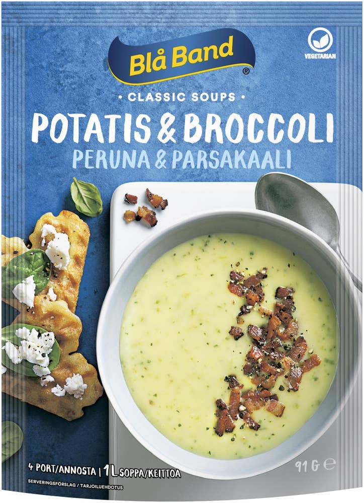 Blå Band Soppa Potatis & Broccoli 1L Blå Band
