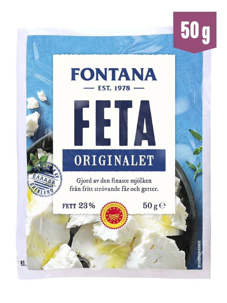 Fontana Fetaost Original 50g Fontana