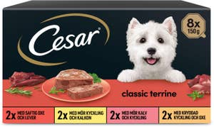 Cesar Hundmat Classic Terrine 8x150g