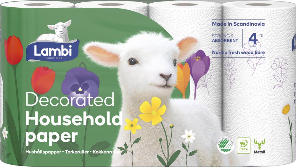 Lambi Hushållspapper Decorated