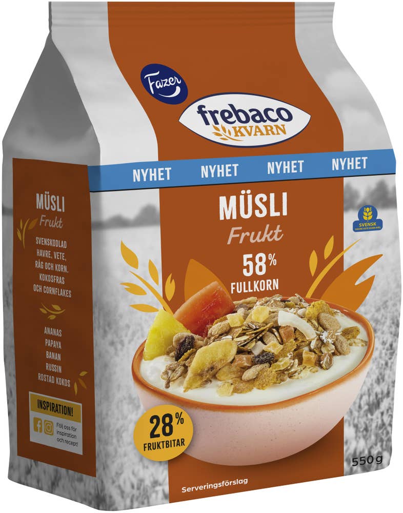 Frebaco Kvarn Müsli Frukt