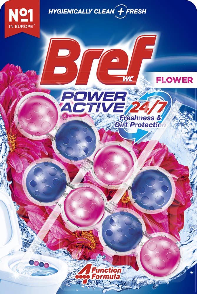 Bref Power Active Fragrance Boost Toalettblock