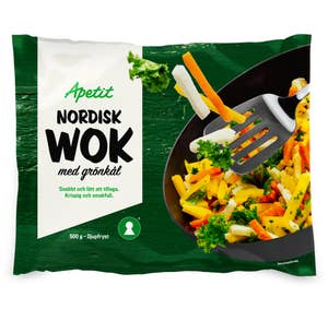 Apetit Nordisk Wok med Grönkål Fryst