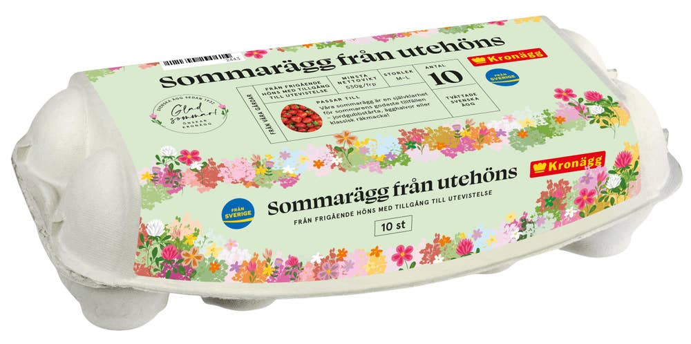 Kronägg Ägg Frigående Utomhus M/L 530g
