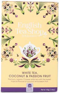 English Tea Shop Vitt Te Kokos & Passion