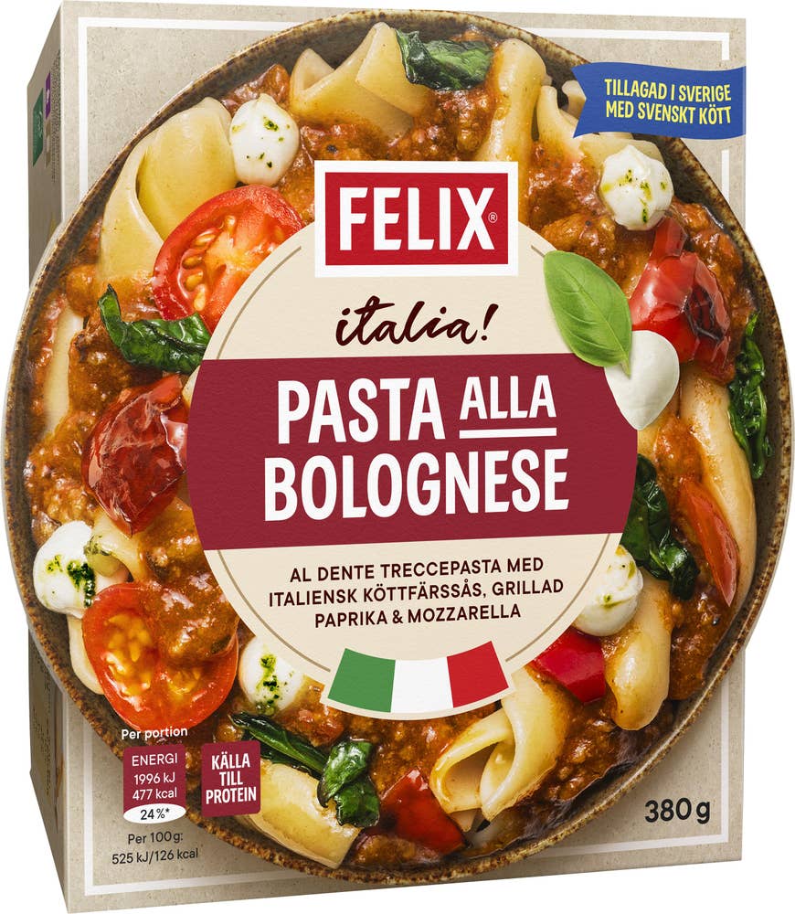 Felix Pasta alla Bolognese Fryst