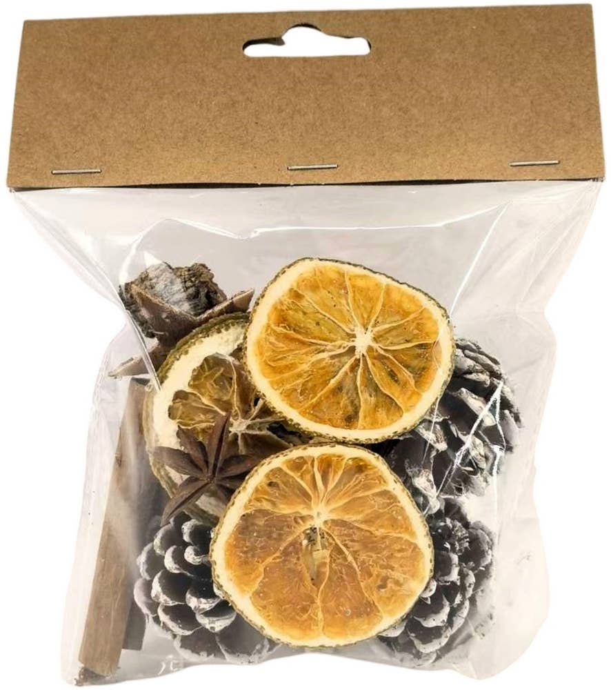 Hedlundgruppen Dekoration Kottar, Nejlikor, Apelsinskivor & Kanelstänger