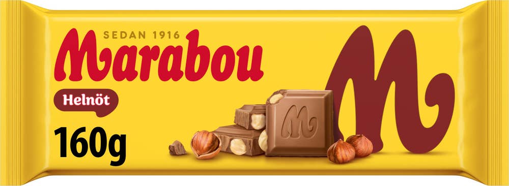 Marabou Mjölkchoklad Helnöt