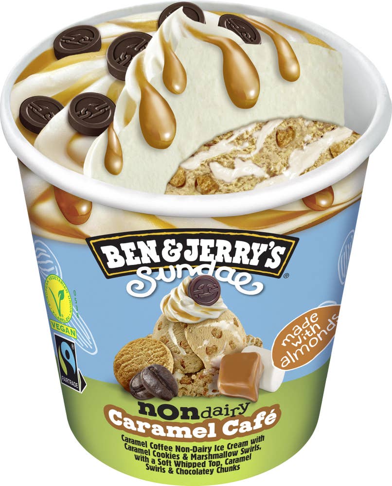 Ben & Jerry's Sundae Caramel Café Vegansk Fairtrade Ben & Jerry's
