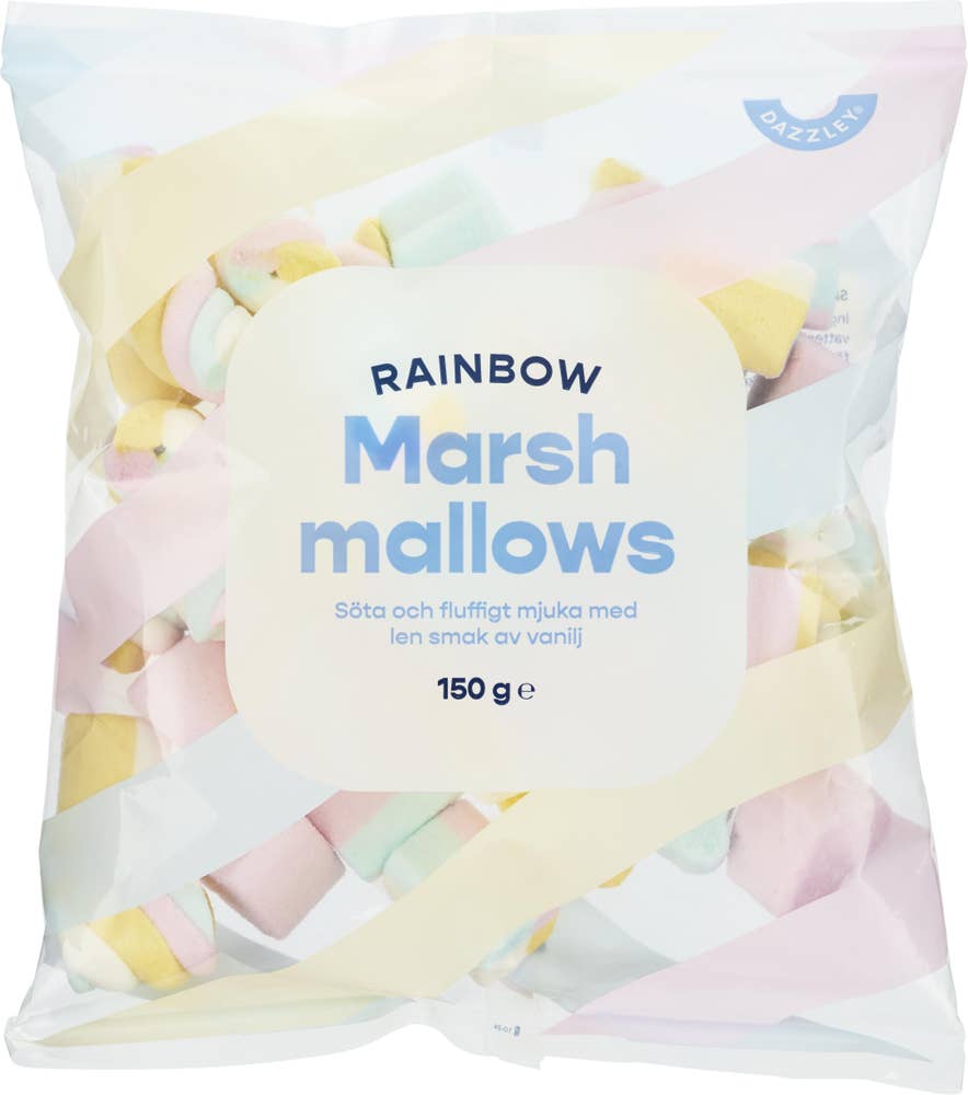 Dazzley Marshmallows Rainbow Mix