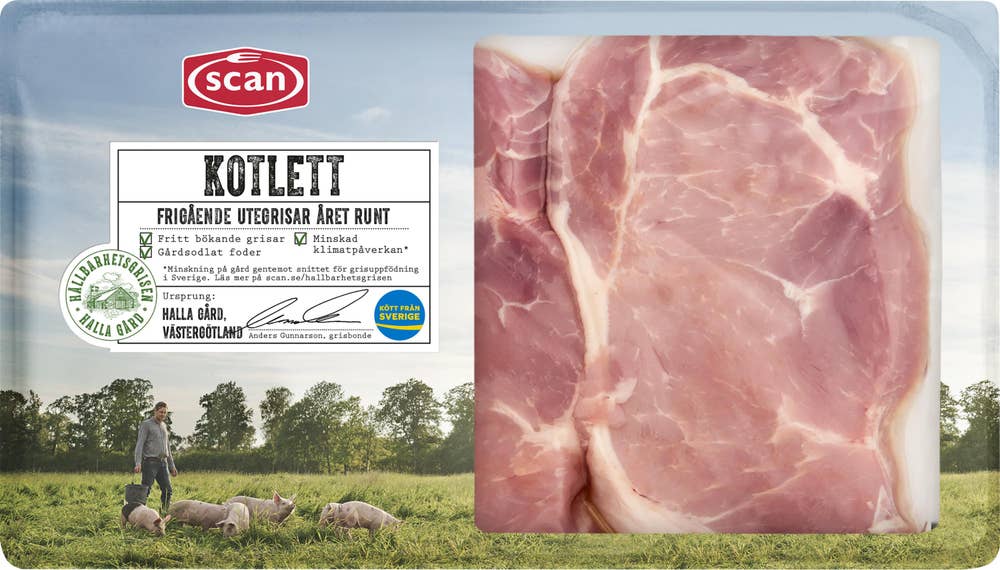 Scan Kotlett av Hållbarhetsgris 2-p