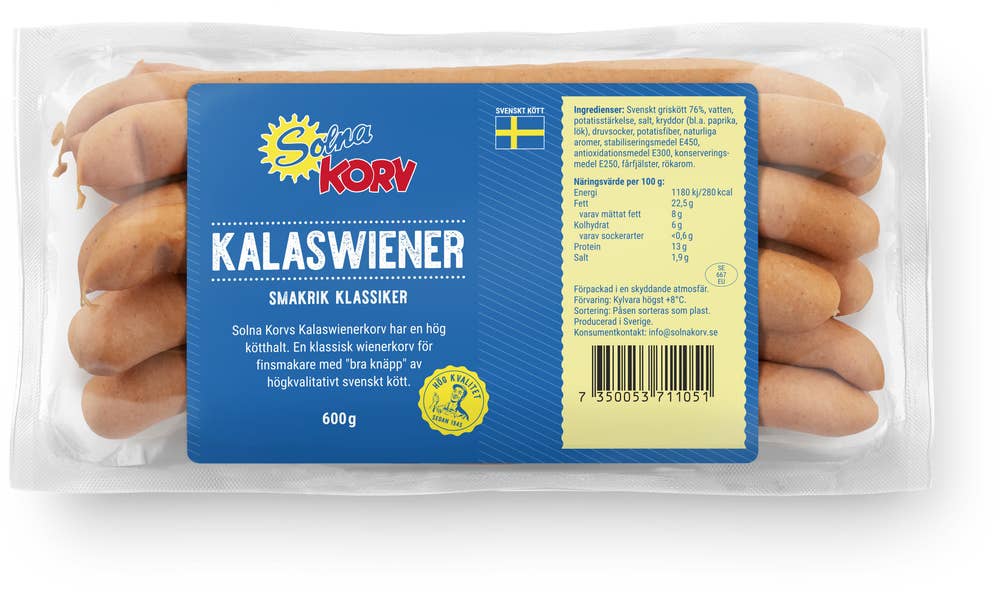 Solna Korv Kalaswienerkorv