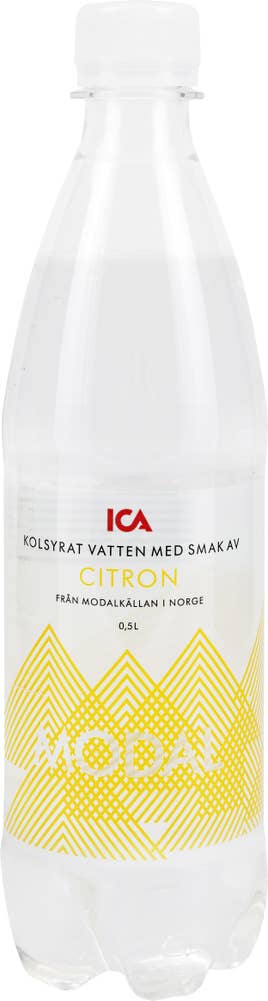 Ej sorterad Mineralvatten Citron Ica