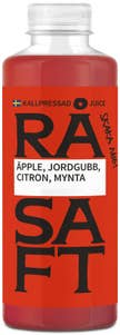 Råsaft Kallpressad Must Äpple, Jordgubb & Mynta Limited Edition
