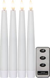 Star Trading LED Antikljus Flamme Slim Vit 20cm