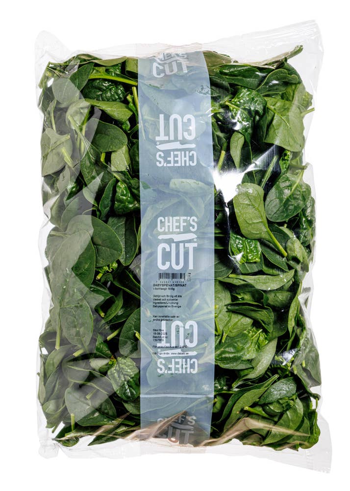 Chef´s Cut Babyspenat storpack Klass1 Italien