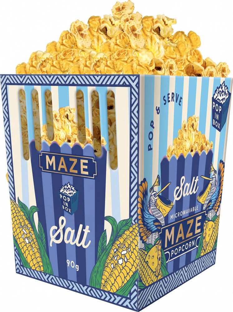 MAZE Popcorn Pop-in-Box Salt