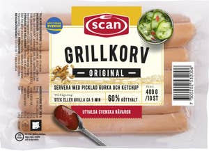 Scan Grillkorv Original 10-p