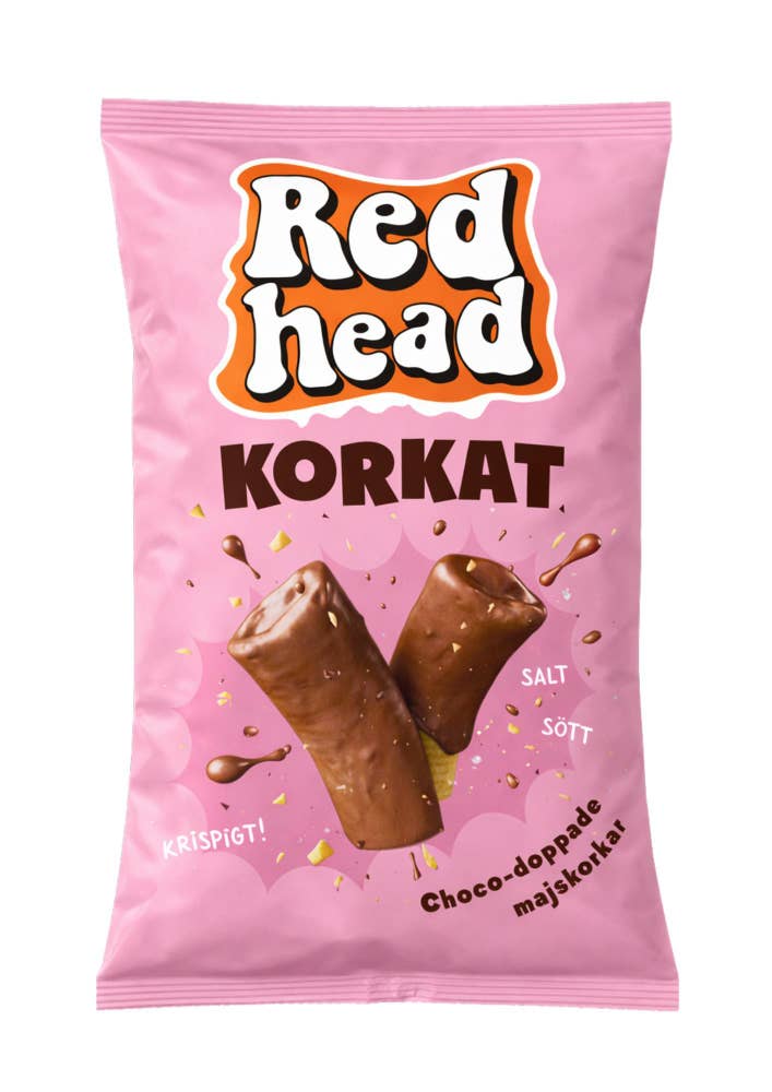 Redhead Korkat Choco-Doppade Majsskorkar
