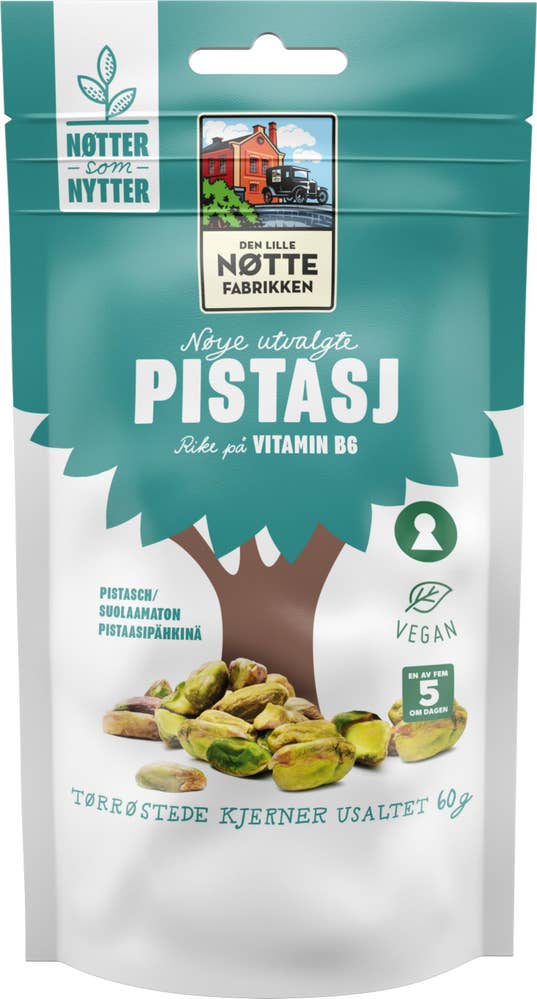Den Lille Nöttefabrikken Pistagenötter Osaltade