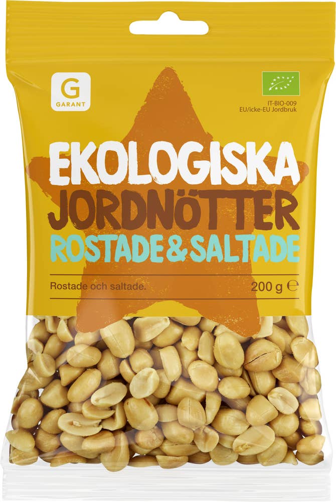 Garant Eko Jordnötter Saltade EKO/KRAV