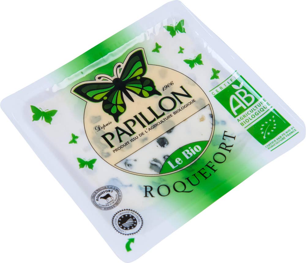 Papillon Roquefort Opastöriserad EKO 100g Papillon