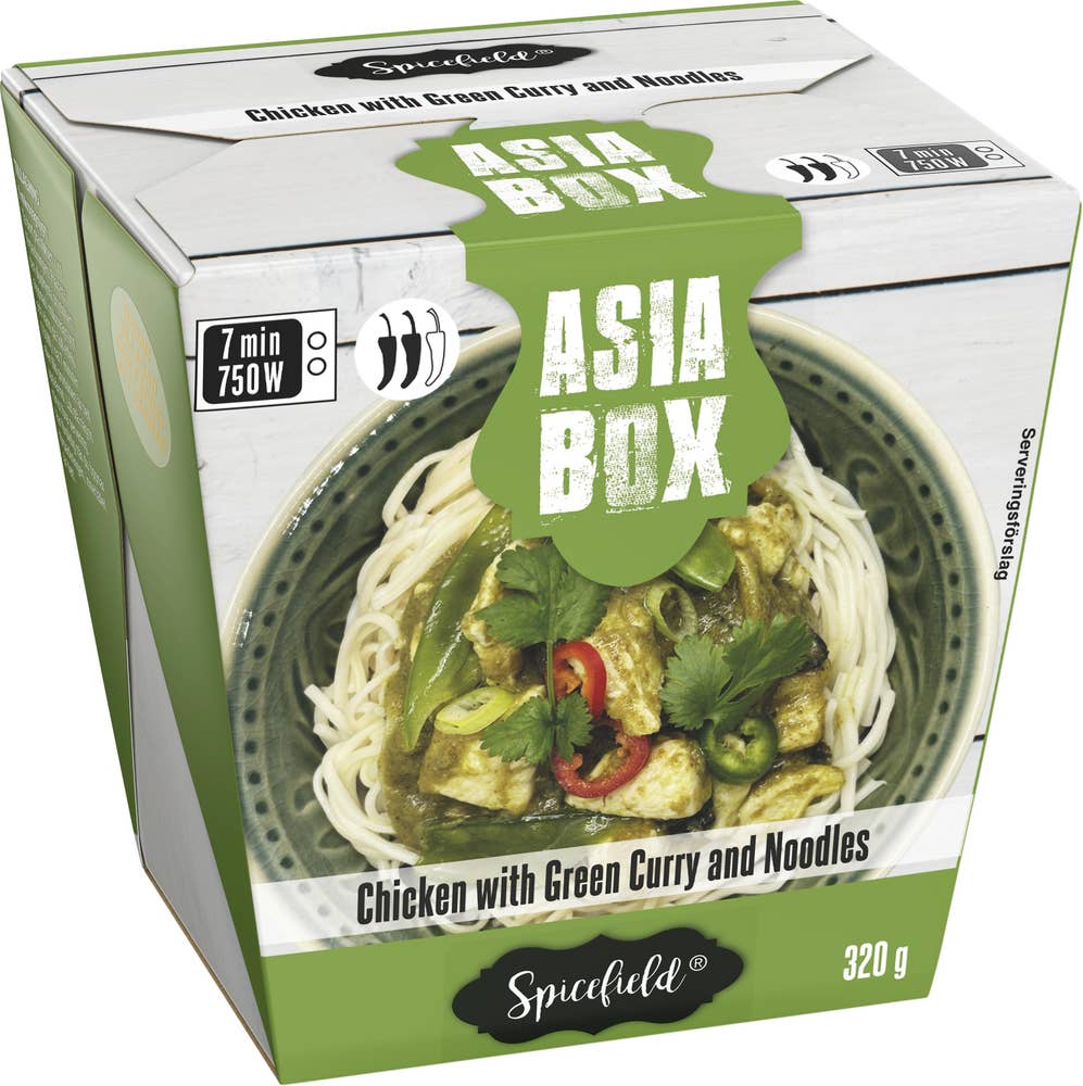 Spicefield Thaikub Grön Curry Fryst