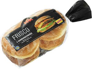 Korvbrödsbagarn Hamburgerbröd Frisco 4-p