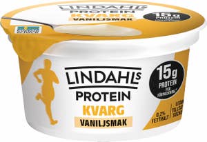 Lindahls Kvarg Vanilj 0,2% Utan Tillsatt Socker