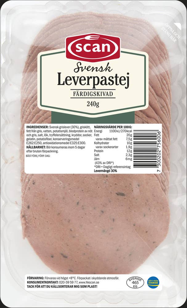 Scan Skivad Leverpastej